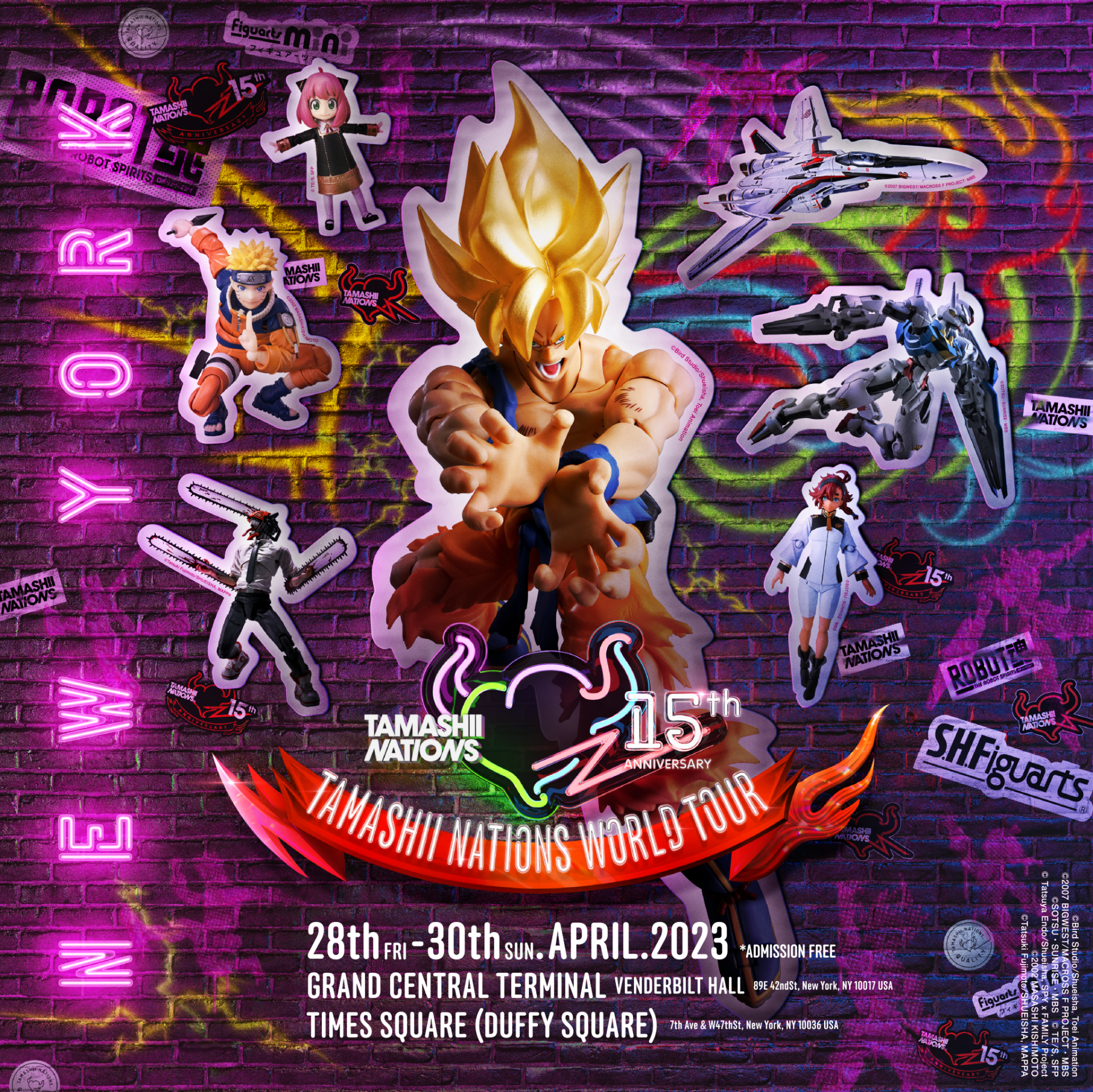 Tour Event Coming to Celebrate the 15th Anniversary of TAMASHII NATIONS!